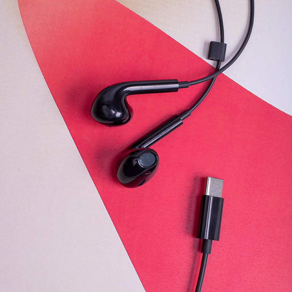 MaXlife InEar USB-C Sort