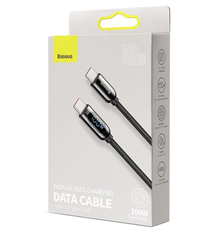 Baseus Kabel USB-C/USB-C 1m Sort