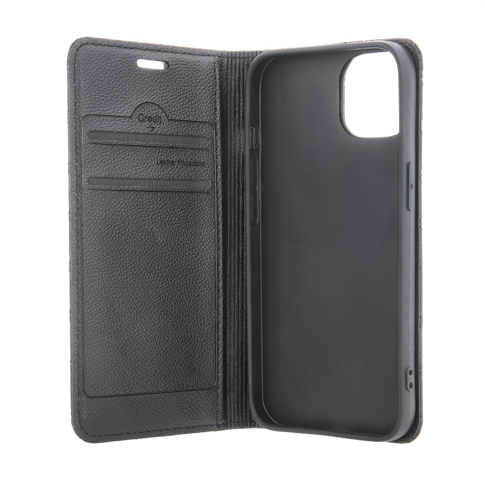 iPhone16e Flipcover Caro Sort - EOL