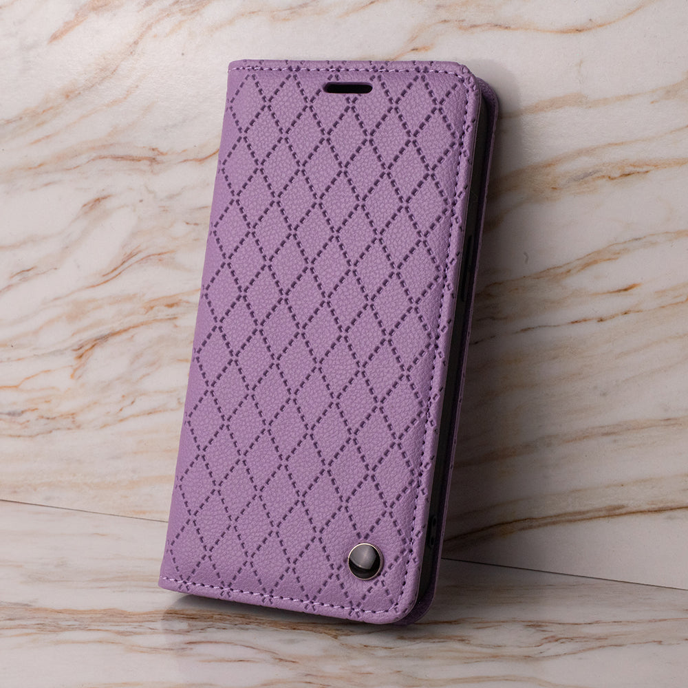 iPhone 17 Pro Max Læder Wallet Flip Cover Smart Caro Pm Caro Flip2 – Lilla