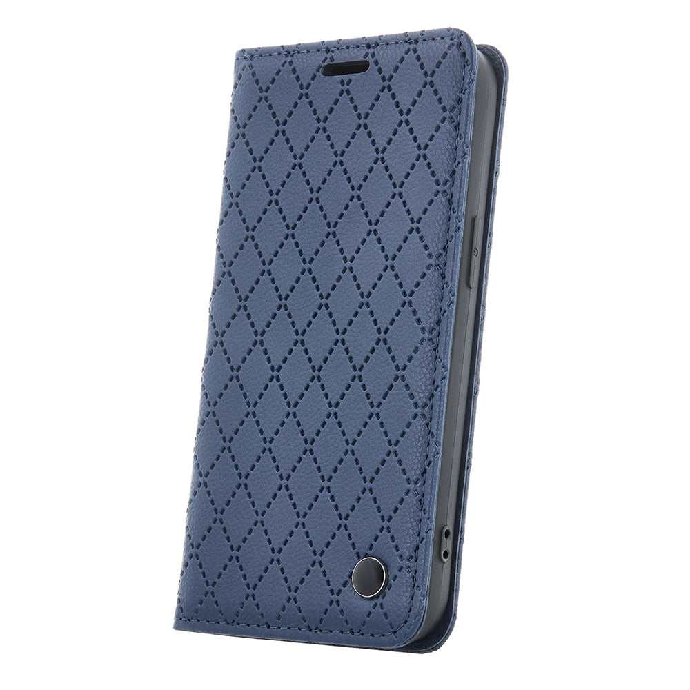 iPhone 17 Pro Læder Wallet Flip Cover Smart Caro – Mørk Blå/Blå