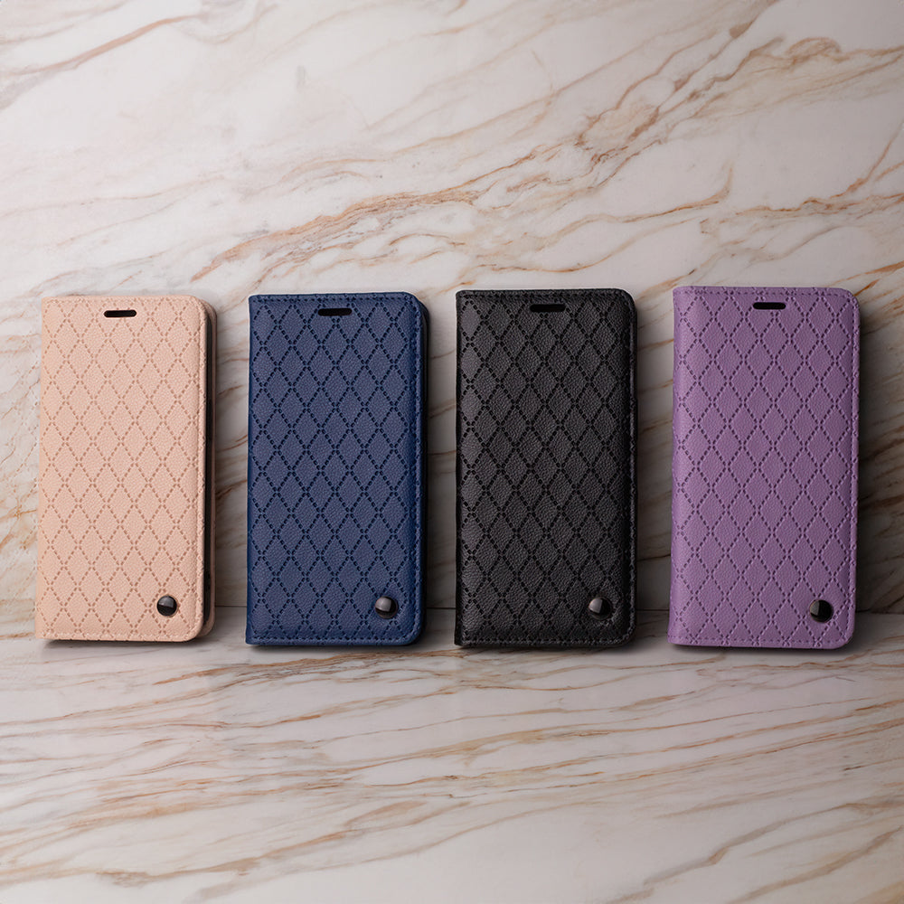 iPhone 17 Pro Max Læder Wallet Flip Cover Smart Caro Pm Caro Flip2 – Lilla