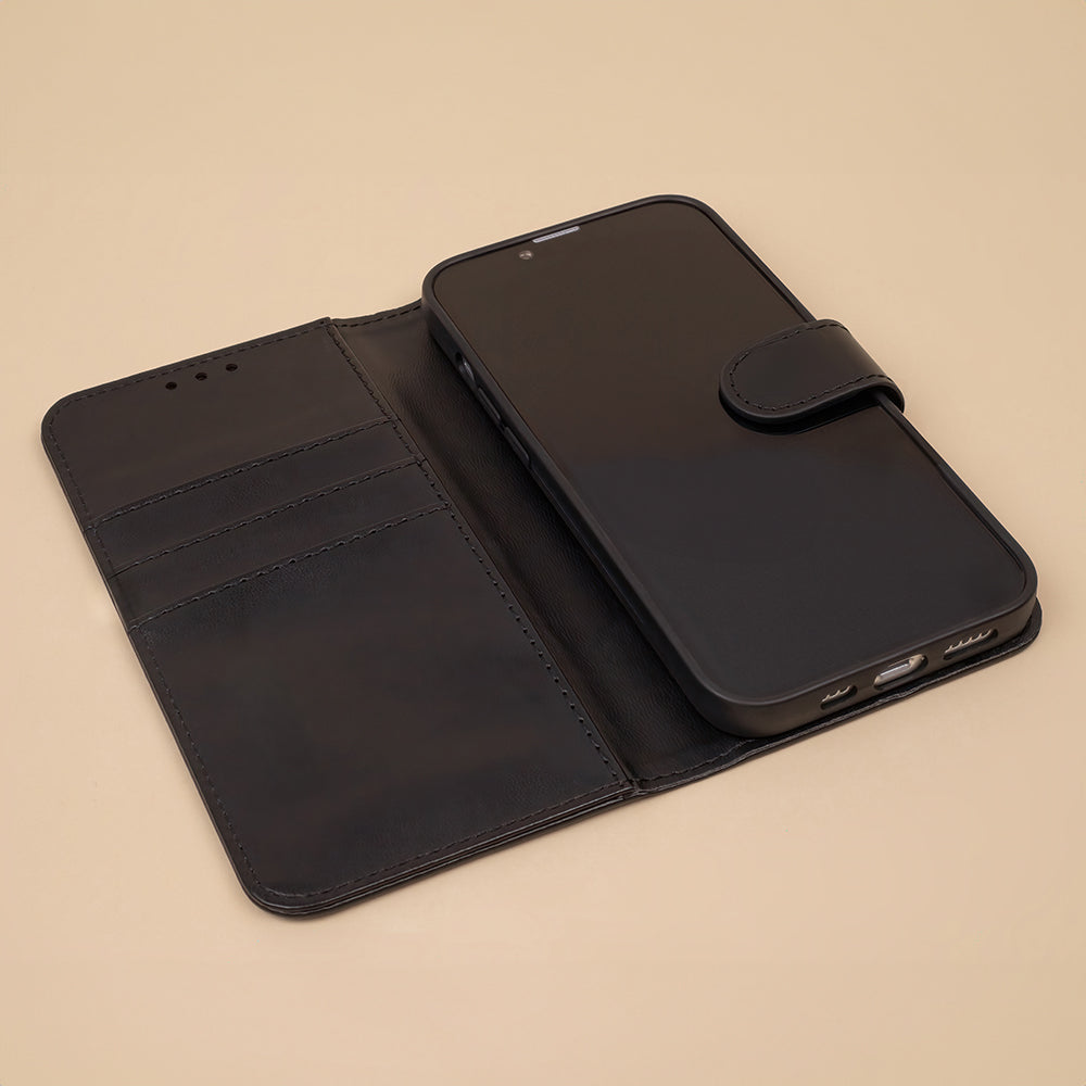 iPhone16e Flipcover sort classic