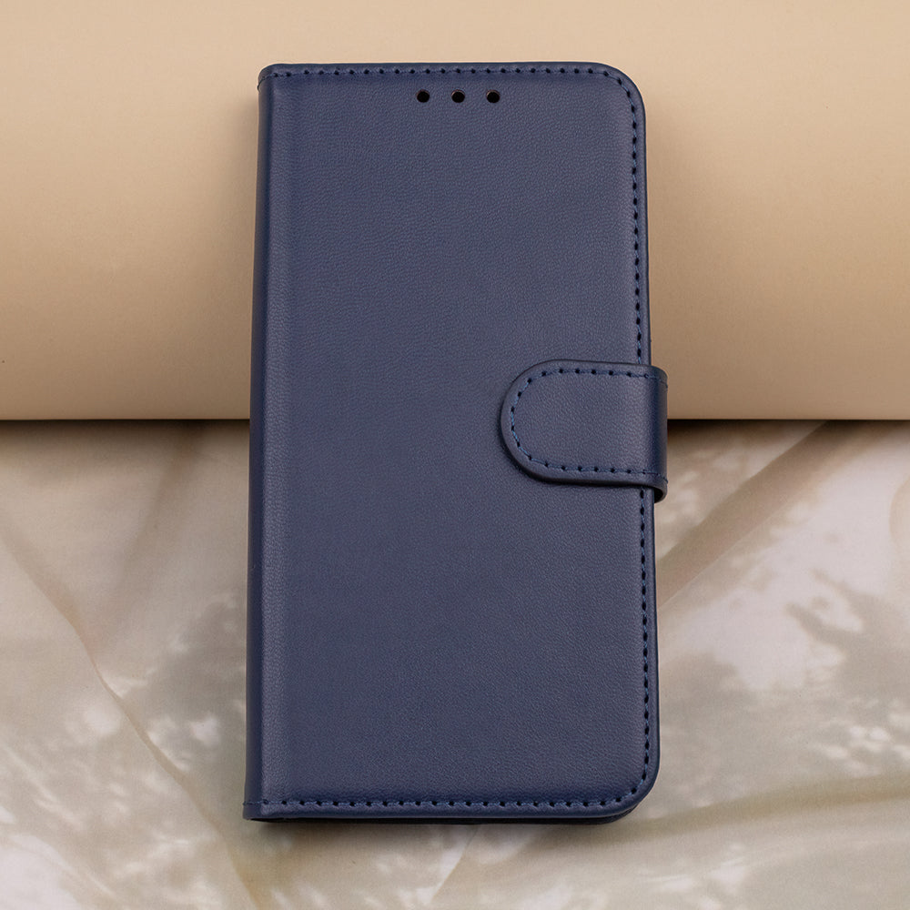 iPhone 17 Pro Wallet Flip Cover Smart Classic – Mørkeblå