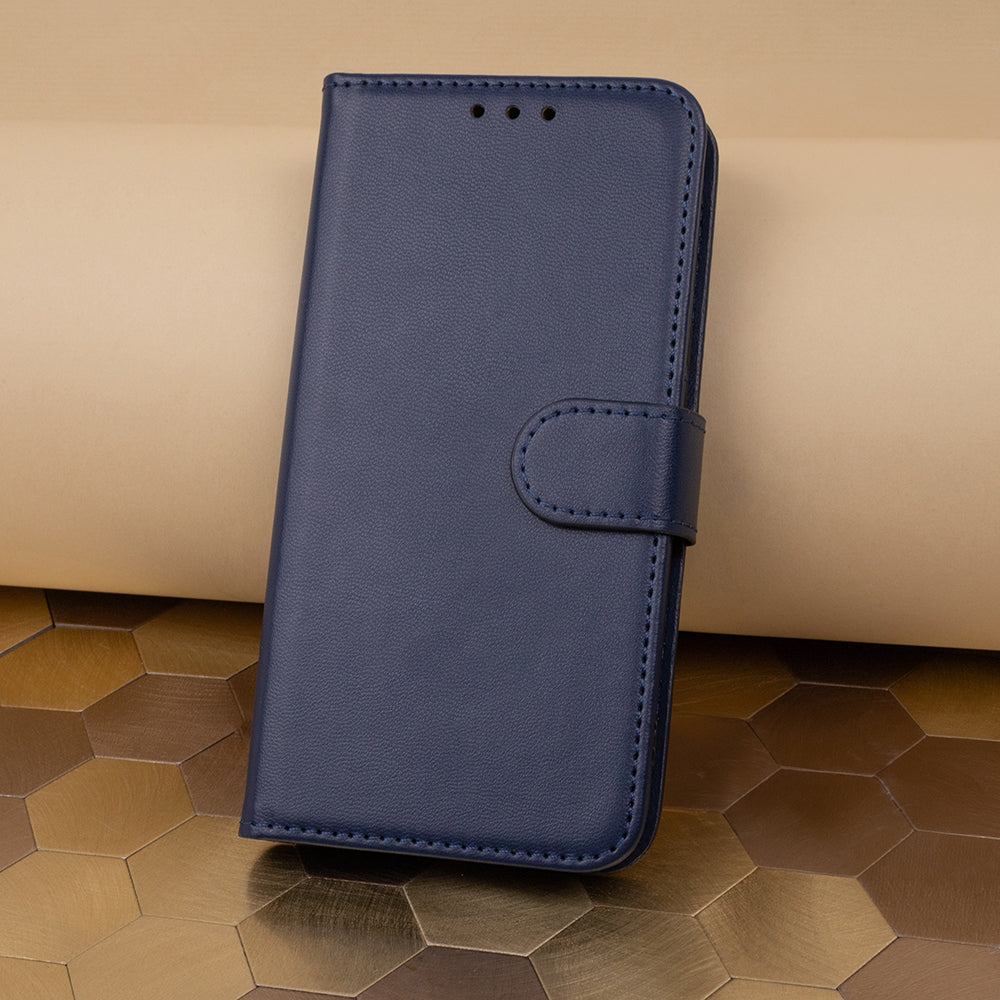 iPhone 17 Pro Wallet Flip Cover Smart Classic – Mørkeblå