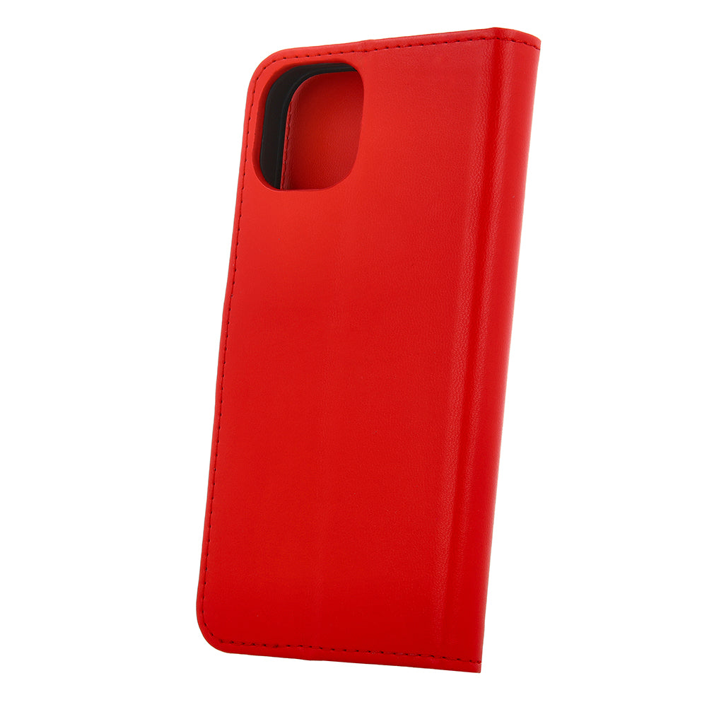 iPhone 16e / 17e Wallet Flip Cover Smart Classic – Rød