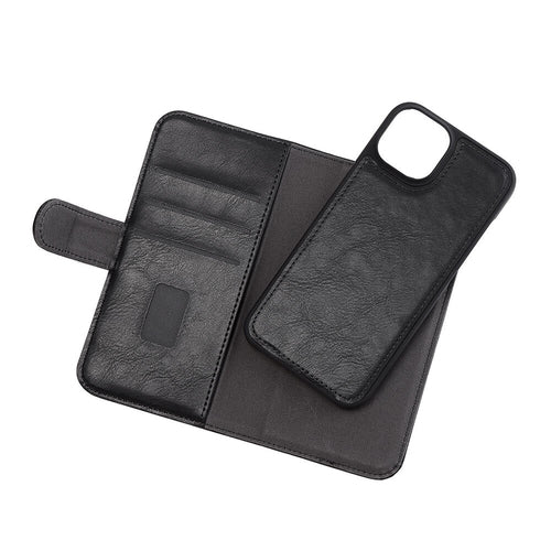 iPhone 14 Wallet Flip Cover Gear 2in1 3 card – Sort