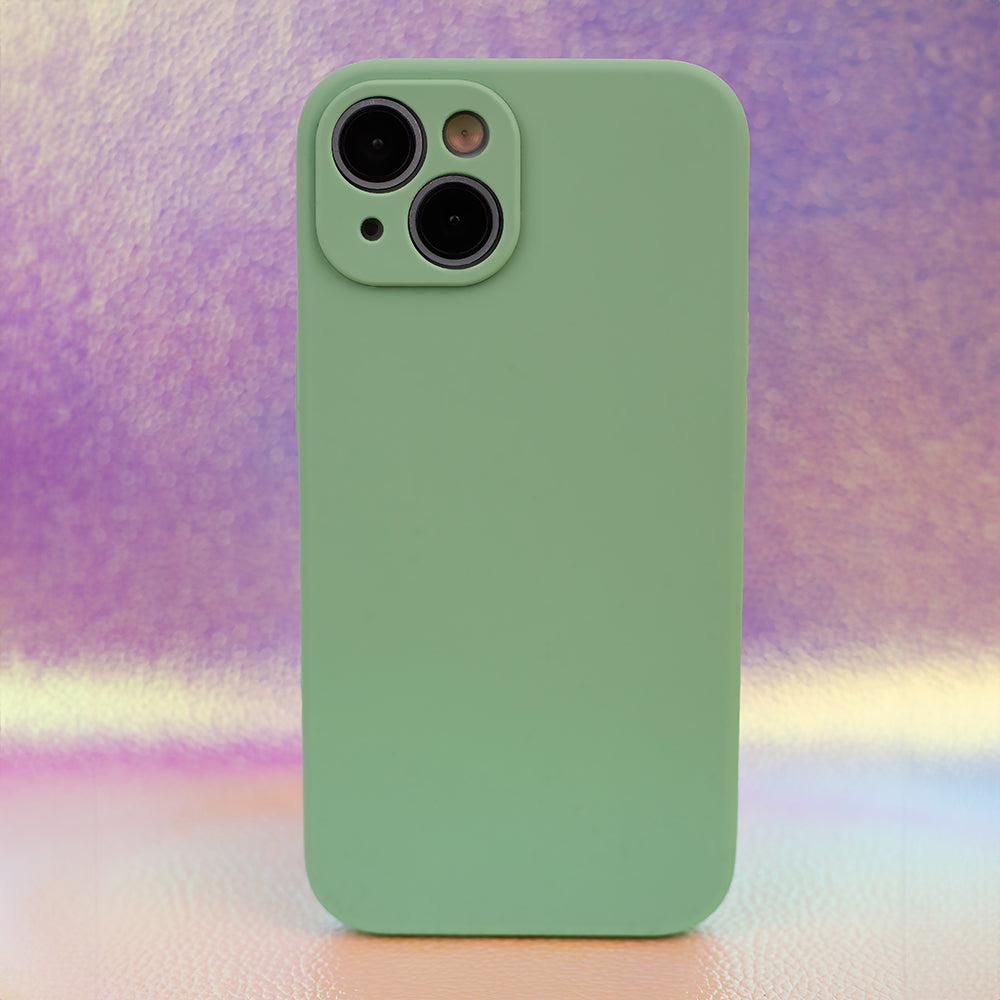 iPhone 15 Silicone MagSafe Cover Mag Invisible – Grøn