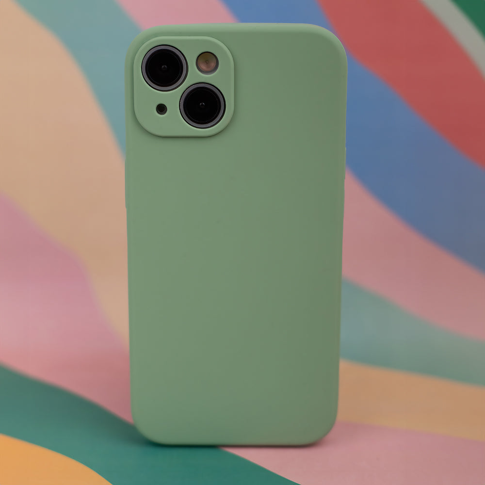 iPhone 15 Silicone MagSafe Cover Mag Invisible – Grøn