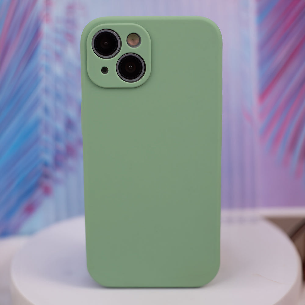iPhone 15 Silicone MagSafe Cover Mag Invisible – Grøn