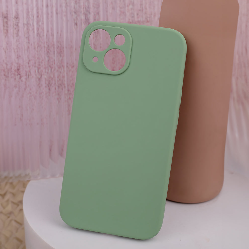 iPhone 15 Silicone MagSafe Cover Mag Invisible – Grøn