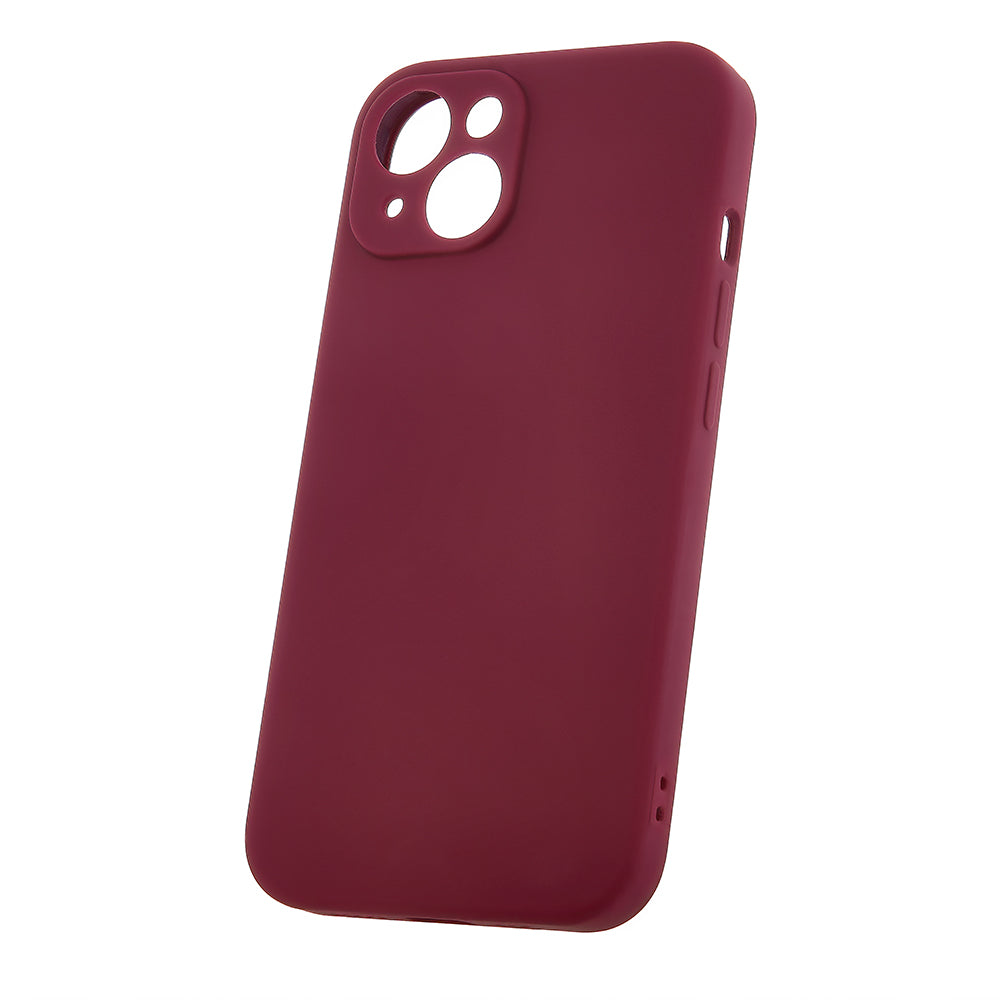 iPhone 15 Pro Silicone MagSafe Cover Mag Invisible Pastel Burgundy