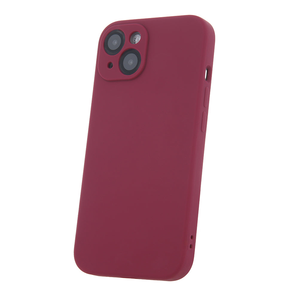 iPhone 15 Pro Silicone MagSafe Cover Mag Invisible Pastel Burgundy
