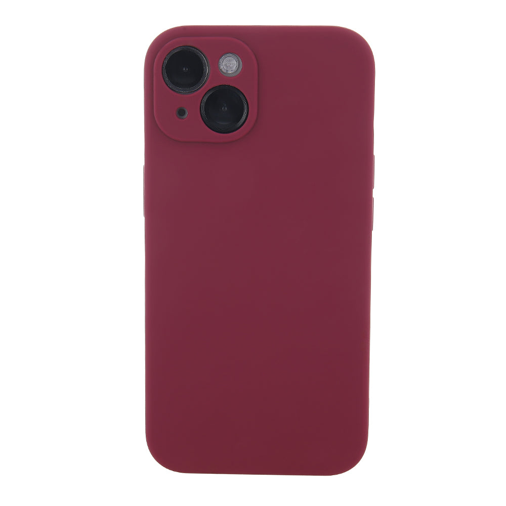 iPhone 15 Pro Silicone MagSafe Cover Mag Invisible Pastel Burgundy