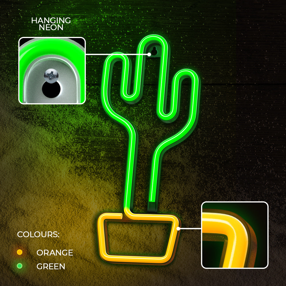 LED light CACTUS Orange