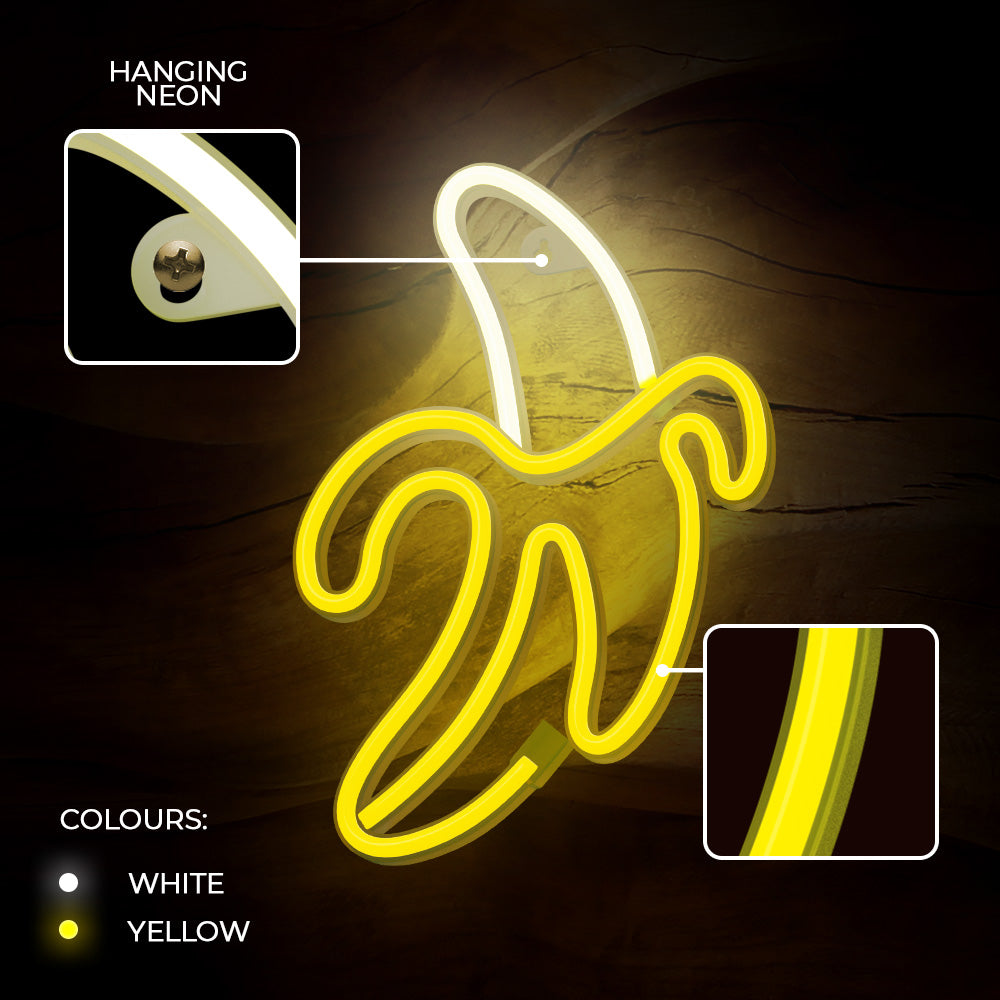 LED Light BANANA white yellow