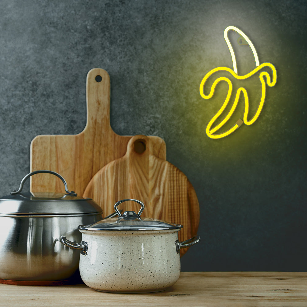 LED Light BANANA white yellow