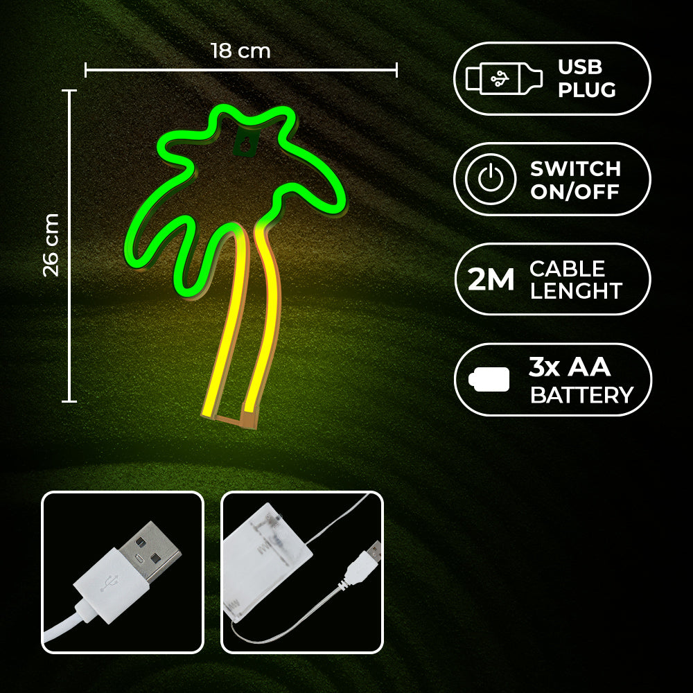 Neon LED Light PALM