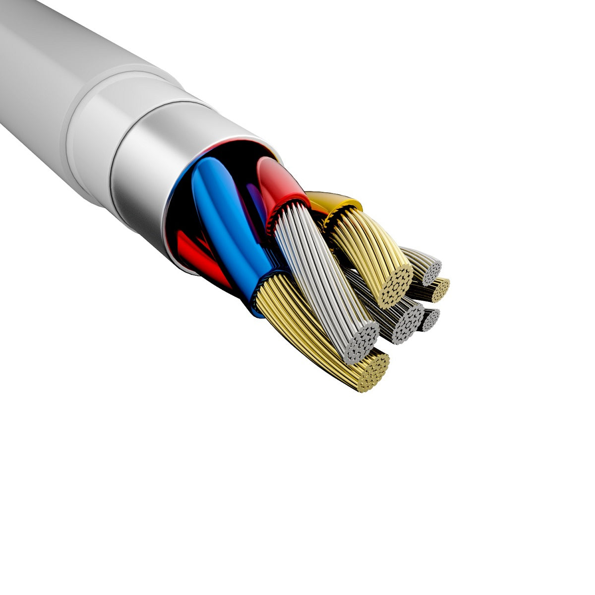 DEVIA Adapter Type-C til Type-C hvid