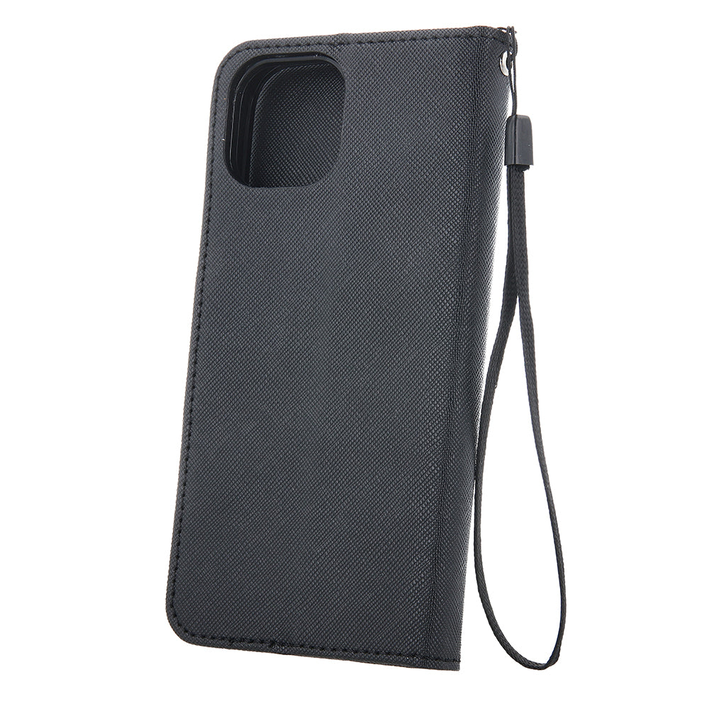 iPhone 16 Pro TPU Wallet Flip Cover fancy – Sort