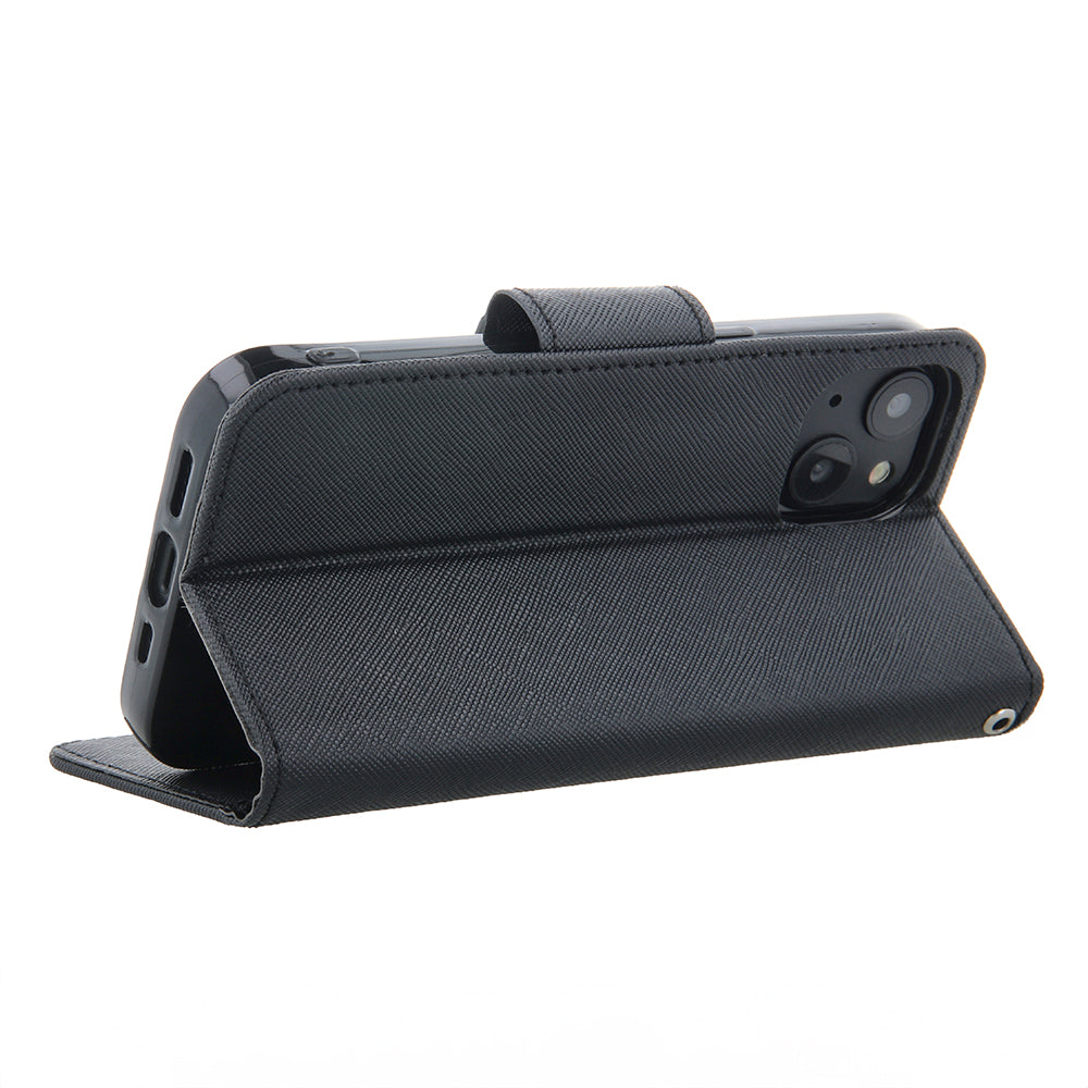 iPhone 16 Pro TPU Wallet Flip Cover fancy – Sort