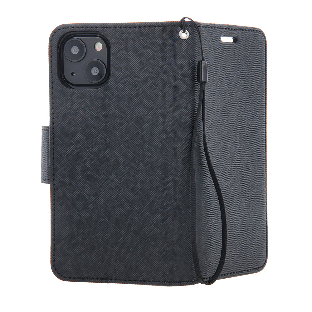 iPhone 16 Pro TPU Wallet Flip Cover fancy – Sort