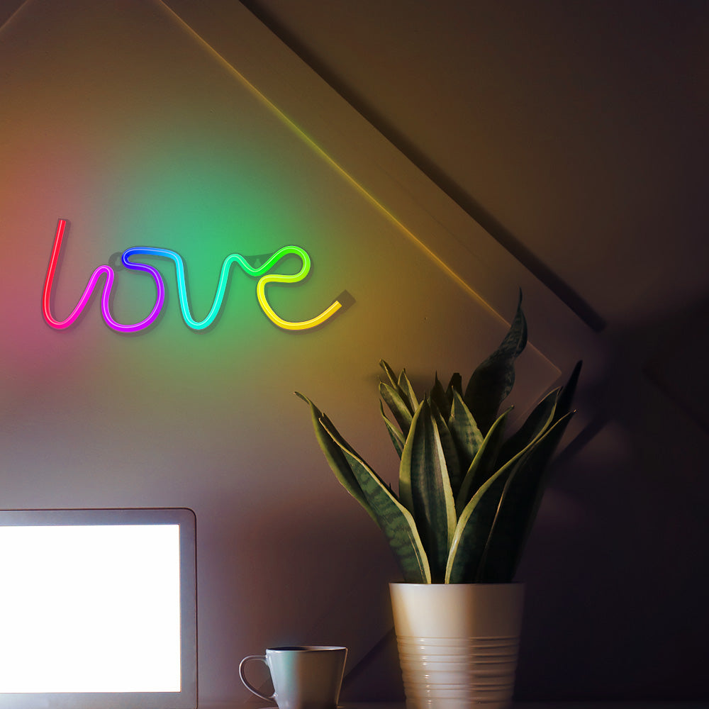 Neon Led RGB Love