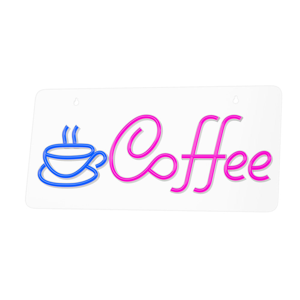 PLEXI LED Coffee pink