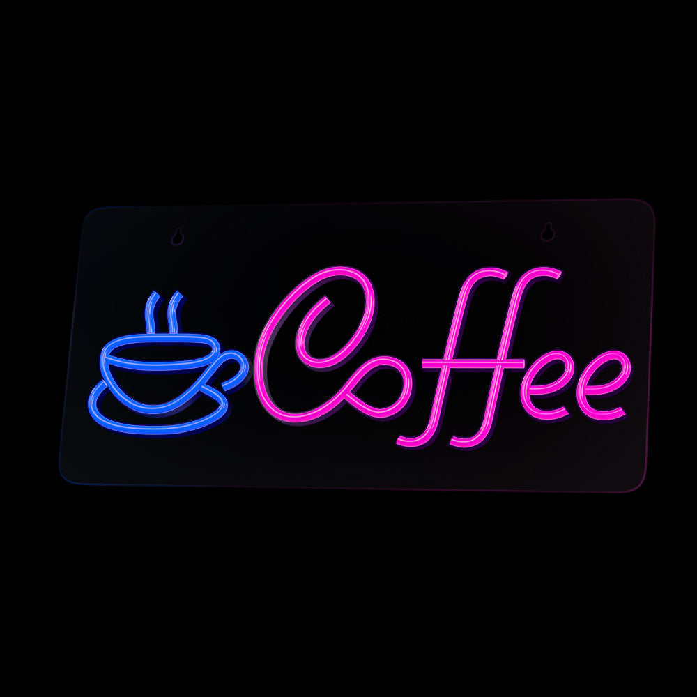 PLEXI LED Coffee pink