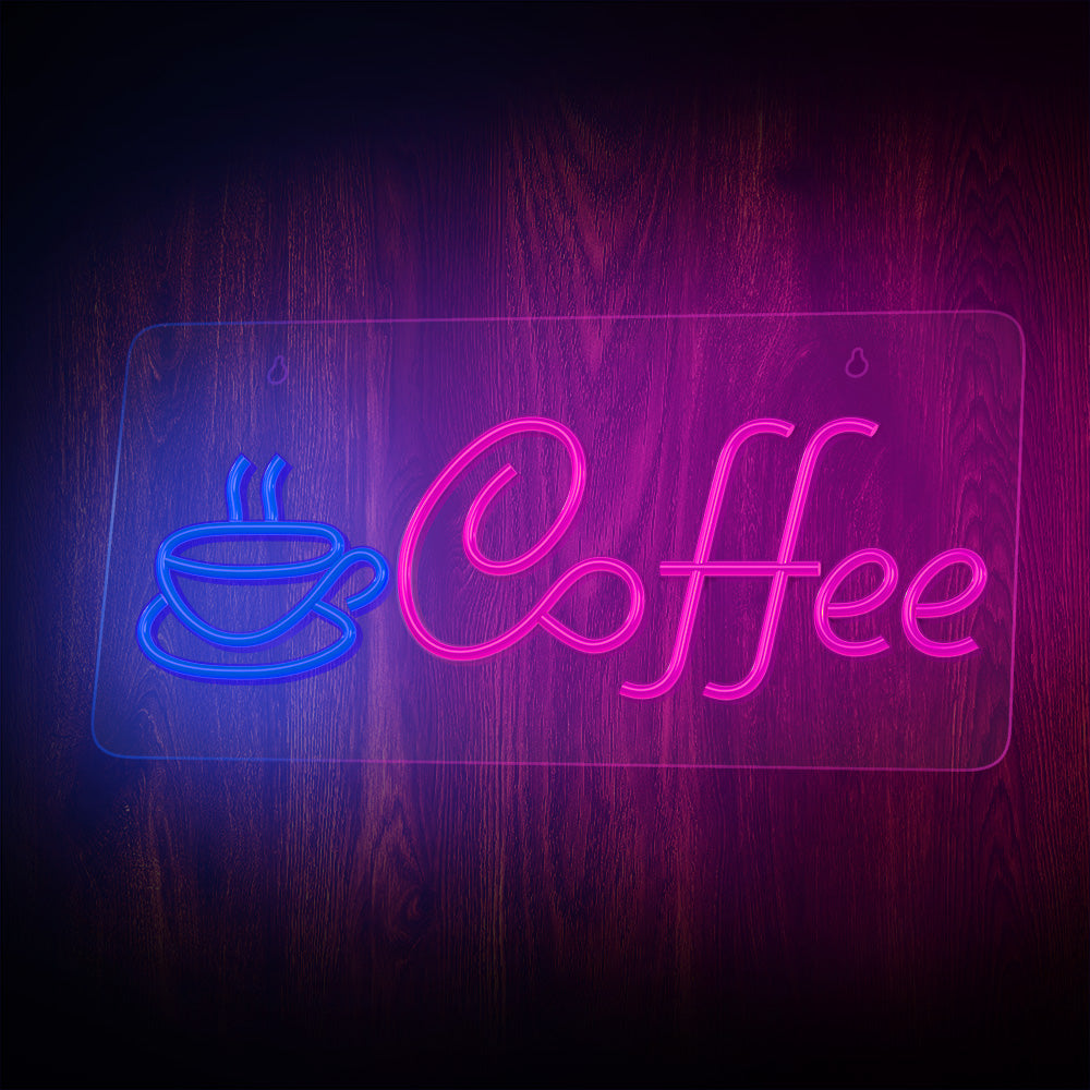 PLEXI LED Coffee pink