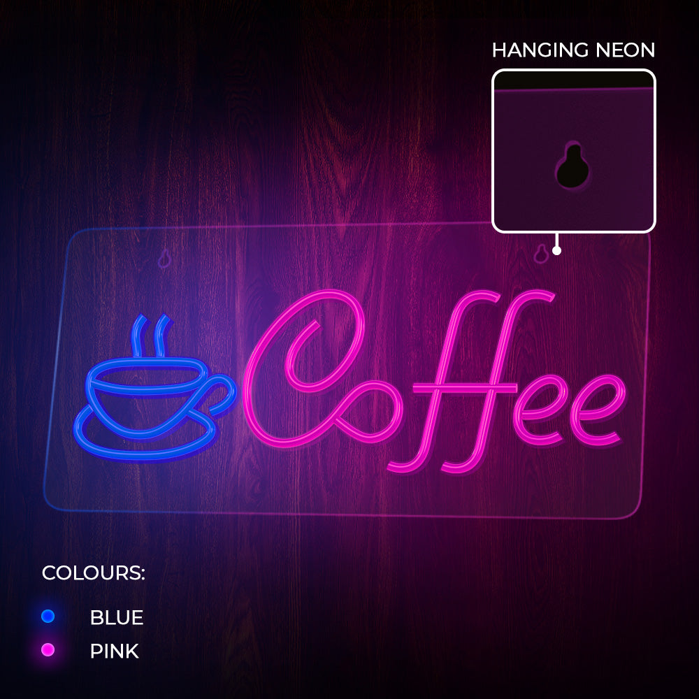 PLEXI LED Coffee pink