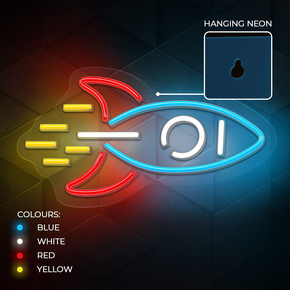 PLEXI LED Rocket Multicolor