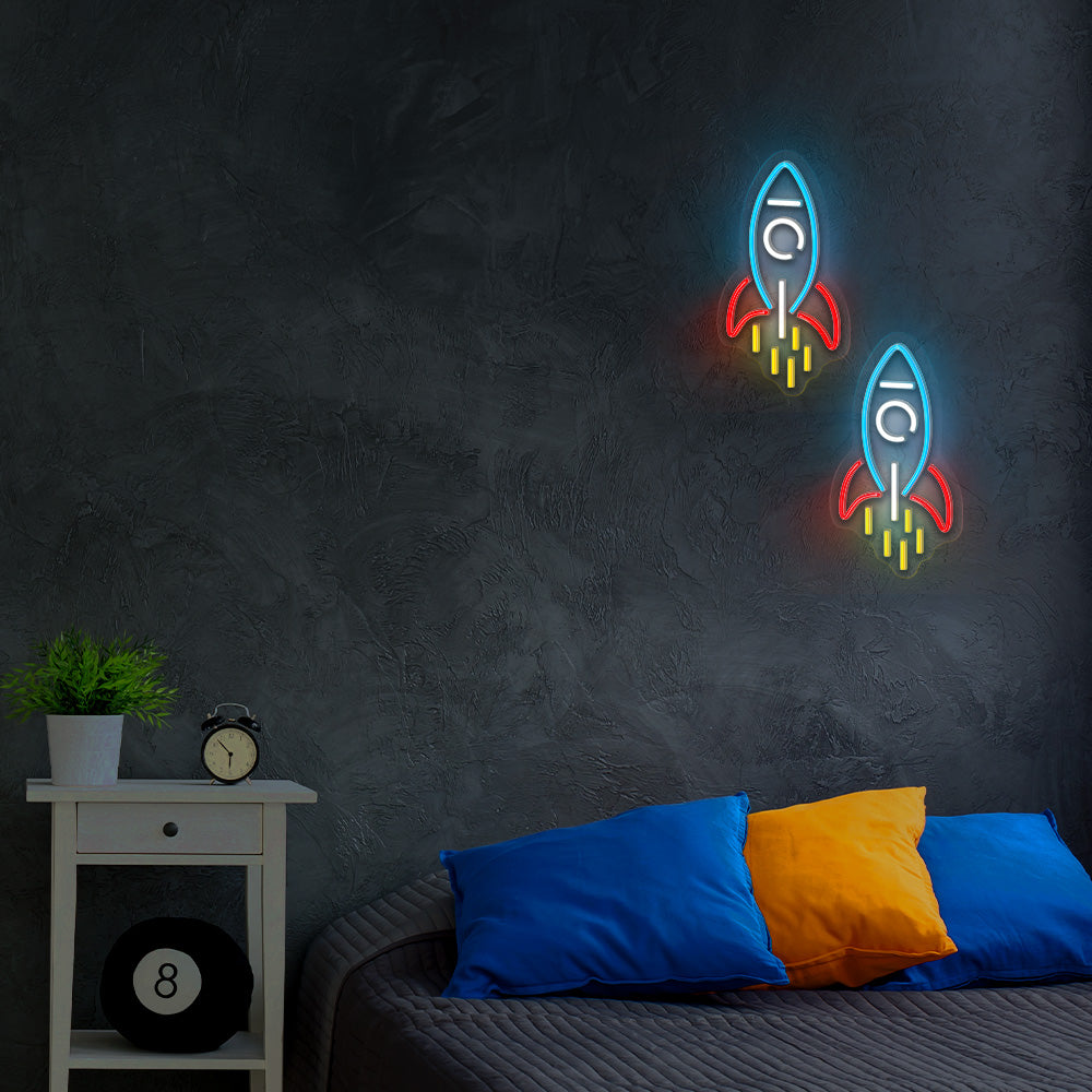 PLEXI LED Rocket Multicolor