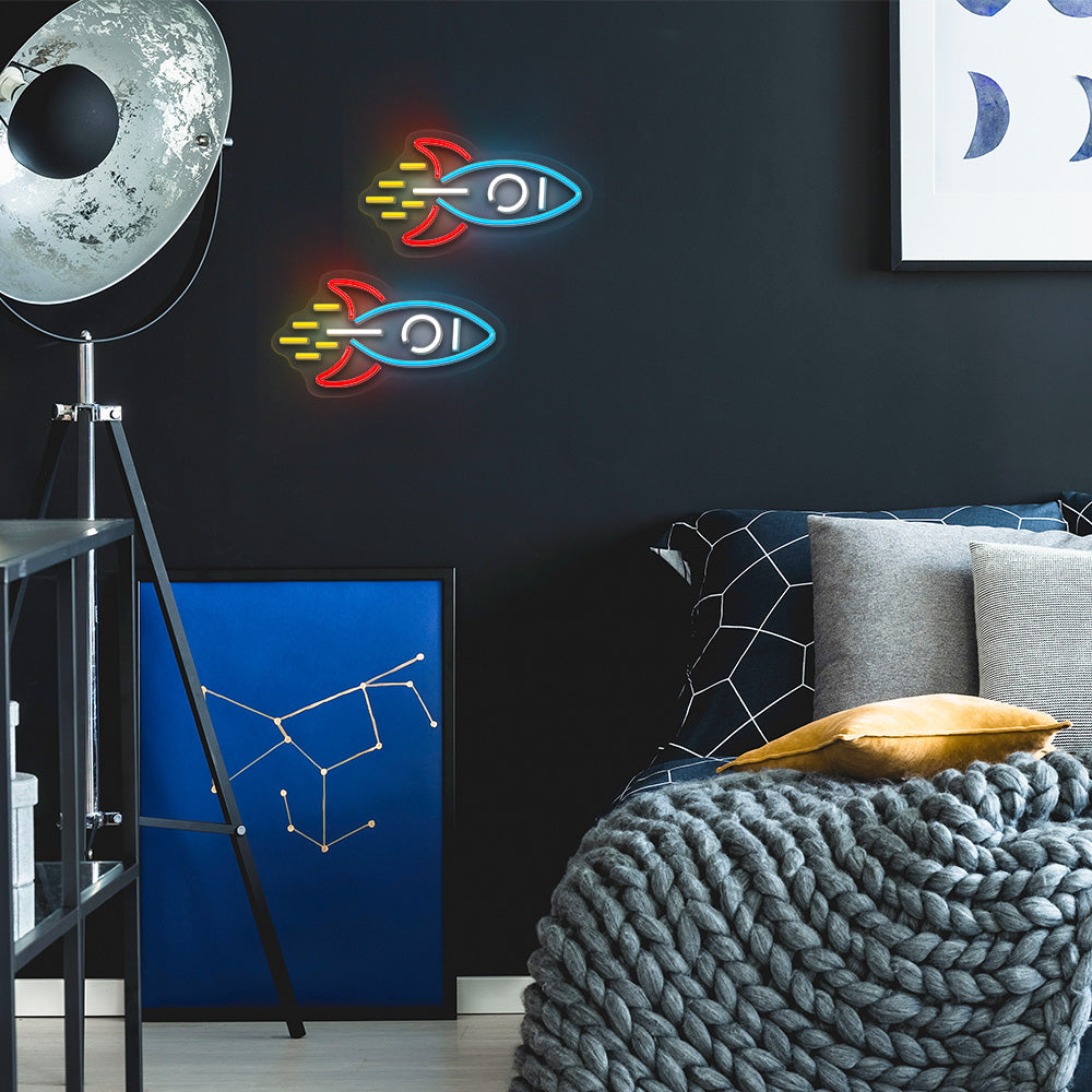 PLEXI LED Rocket Multicolor