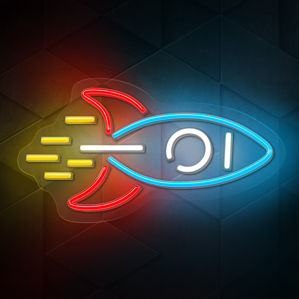 PLEXI LED Rocket Multicolor