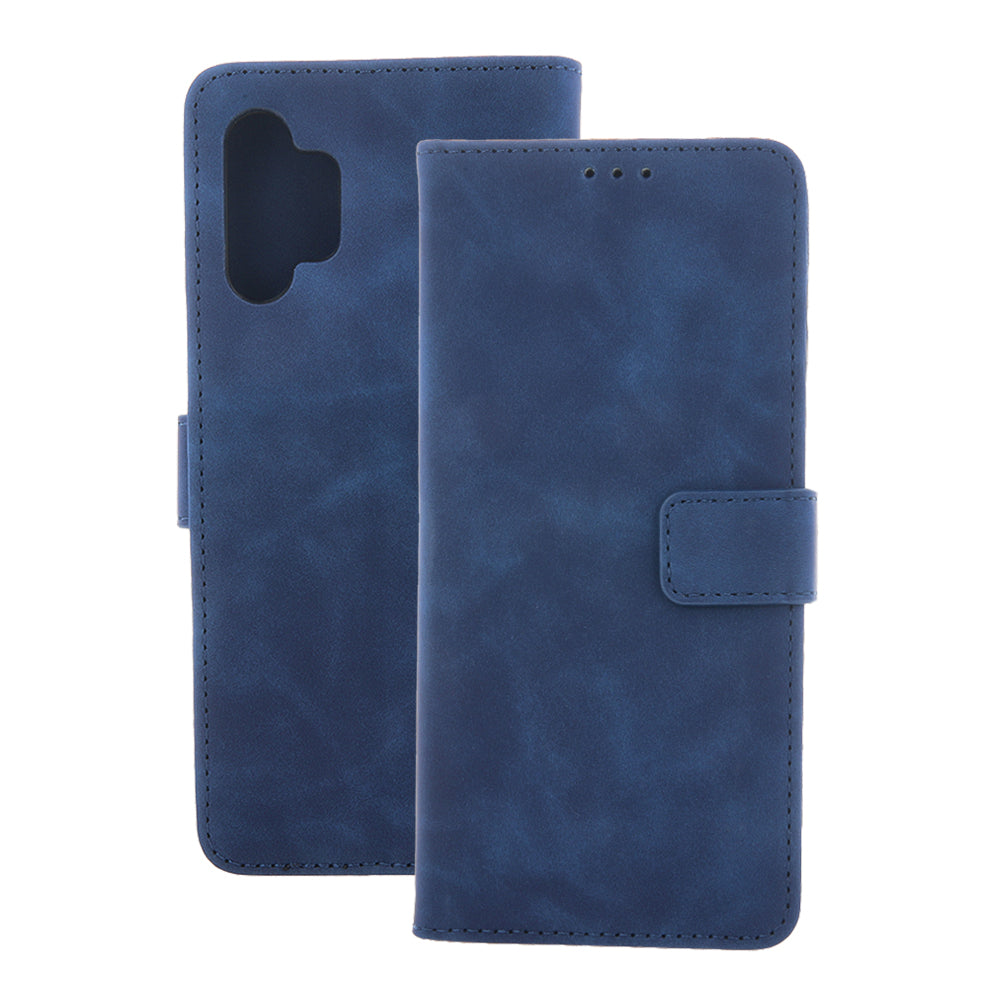 iPhone 16e / 17e Wallet Flip Cover Smart Velvet – Navy Blue