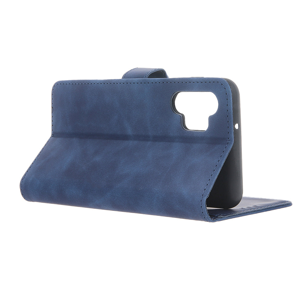 iPhone 16e / 17e Wallet Flip Cover Smart Velvet – Navy Blue