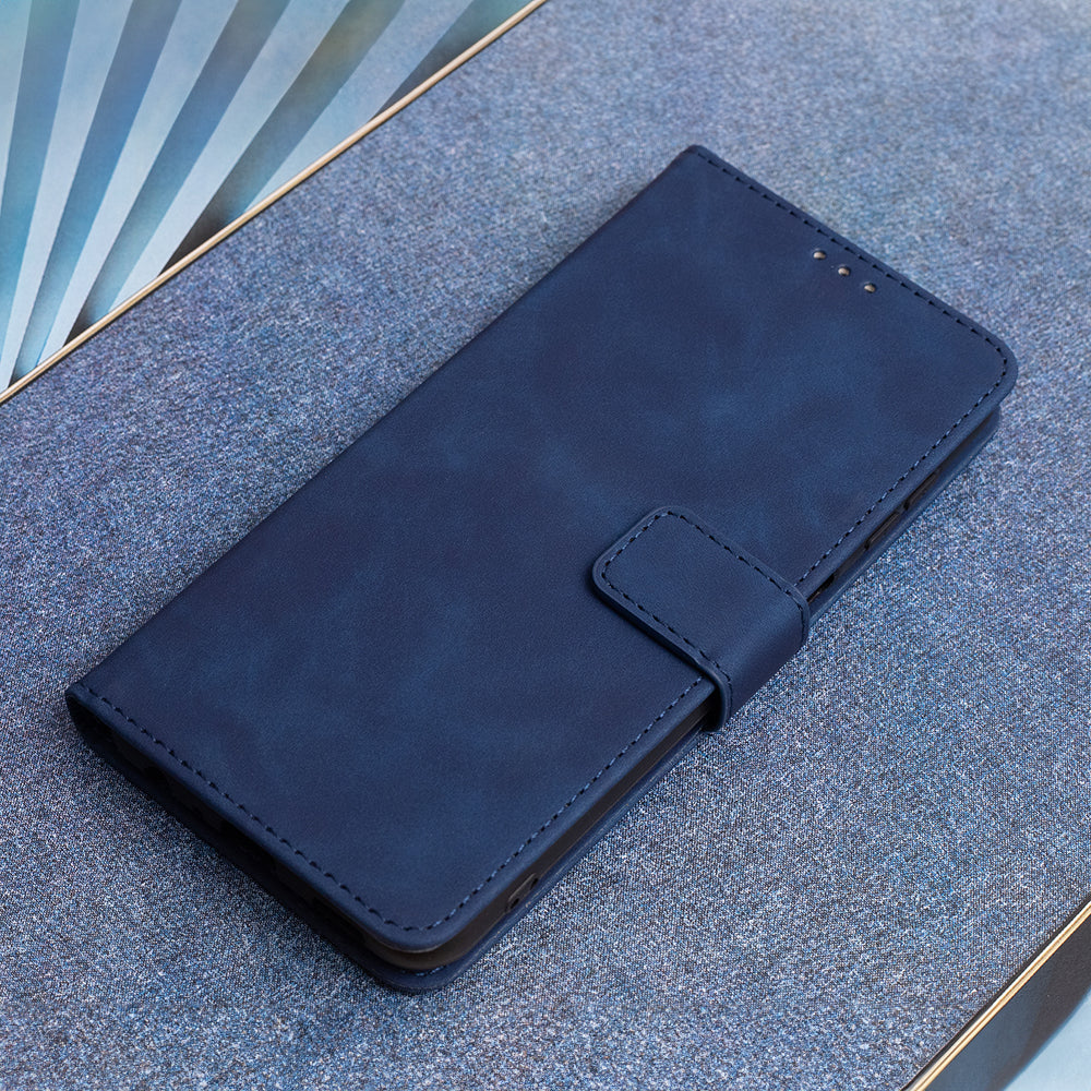 iPhone 16e / 17e Wallet Flip Cover Smart Velvet – Navy Blue