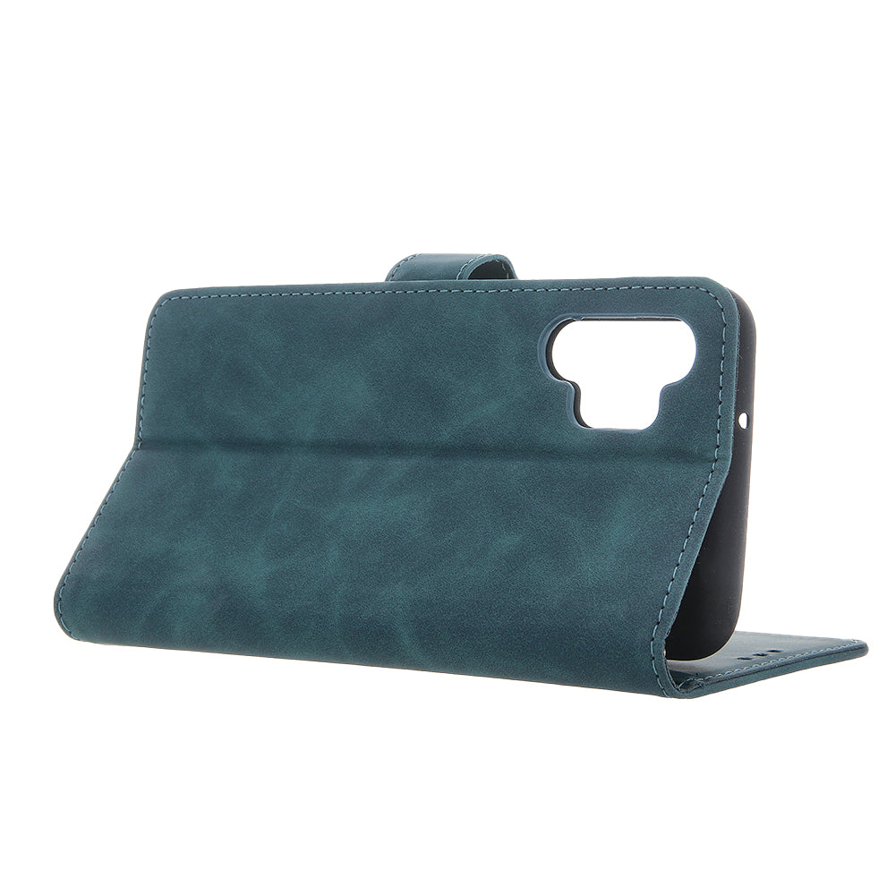 iPhone 7/8/SE TPU Wallet Flip Cover Smart Velvet welvet Mørkgrøn – Grøn