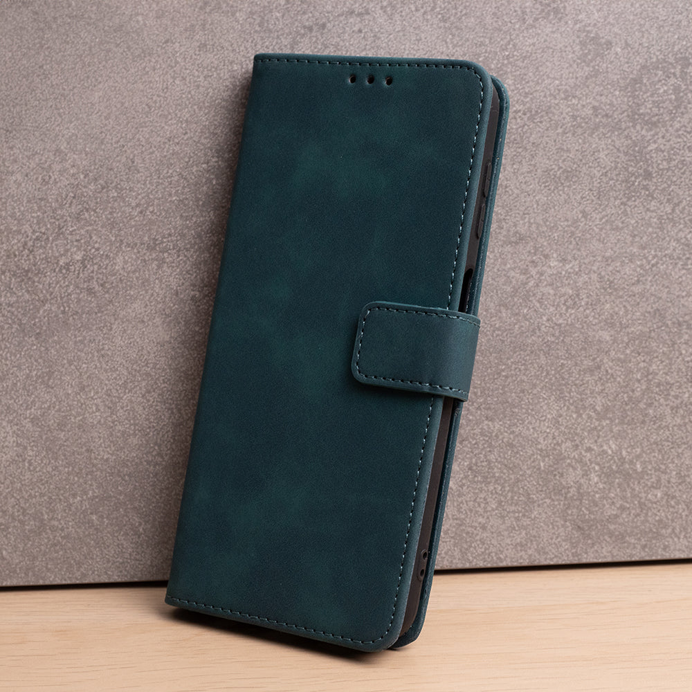 iPhone 7/8/SE TPU Wallet Flip Cover Smart Velvet welvet Mørkgrøn – Grøn