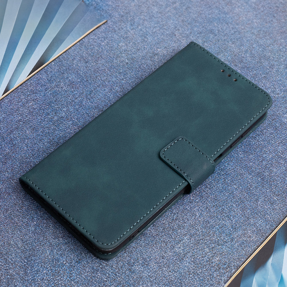 iPhone 7/8/SE TPU Wallet Flip Cover Smart Velvet welvet Mørkgrøn – Grøn
