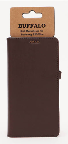 BUFFALO Wallet Brun Læder Samsung S20 Plus