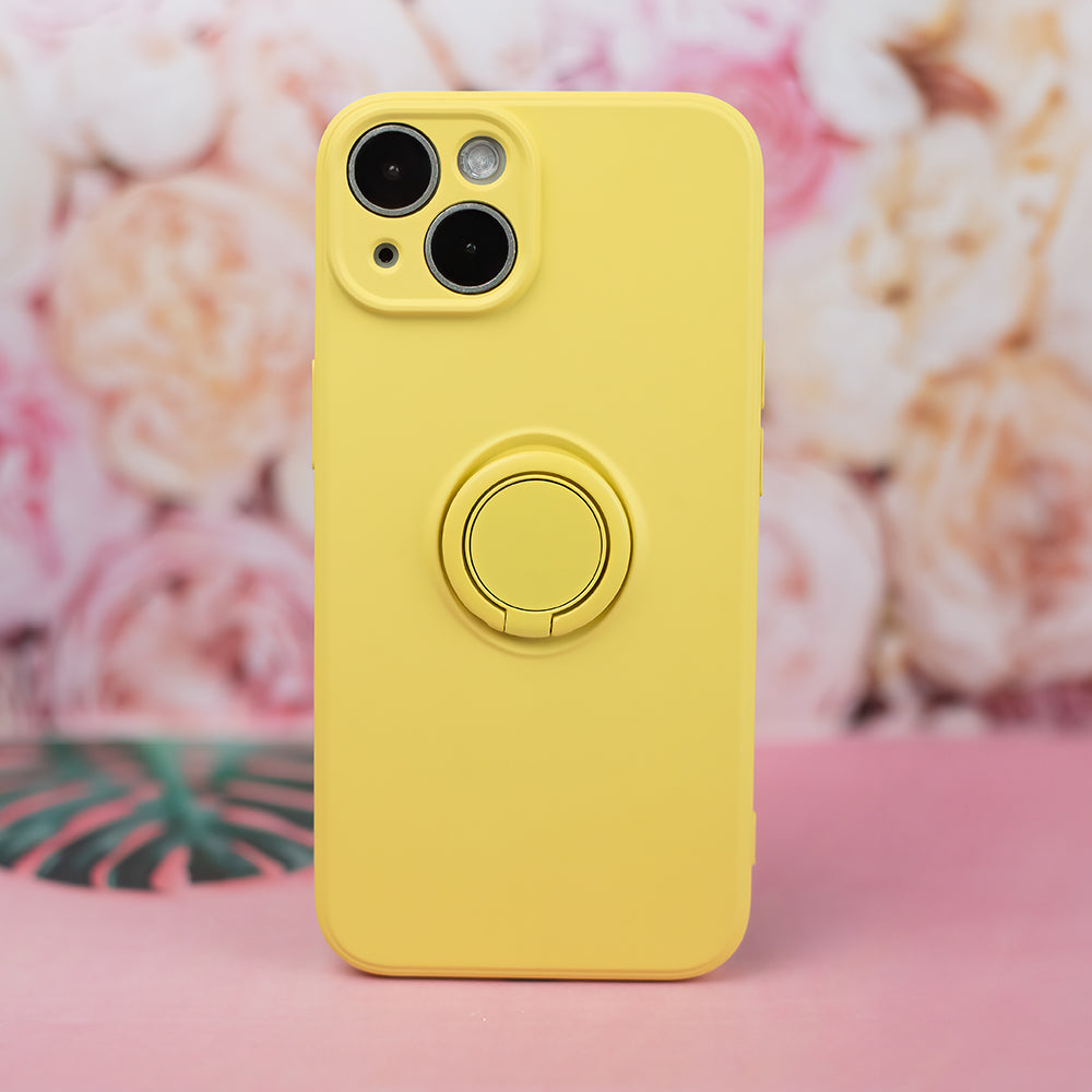 iPhone 11 Cover Finger Grip Fingerholder – Gul