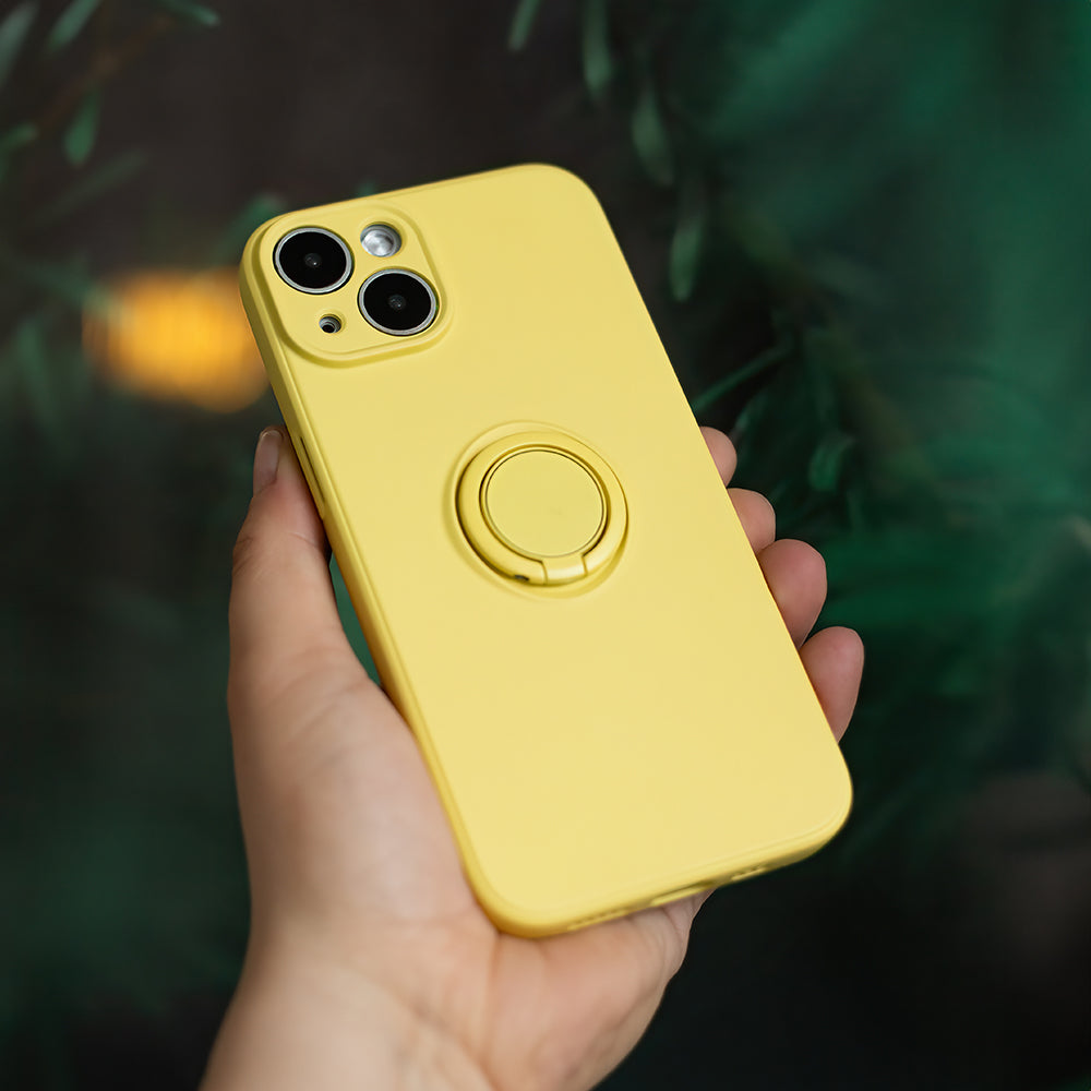 iPhone 11 Cover Finger Grip Fingerholder – Gul