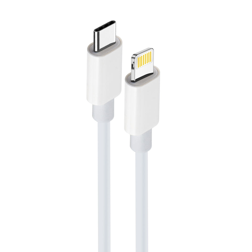 Maxlife Kabel USBC/LIghtning 2m hvid -