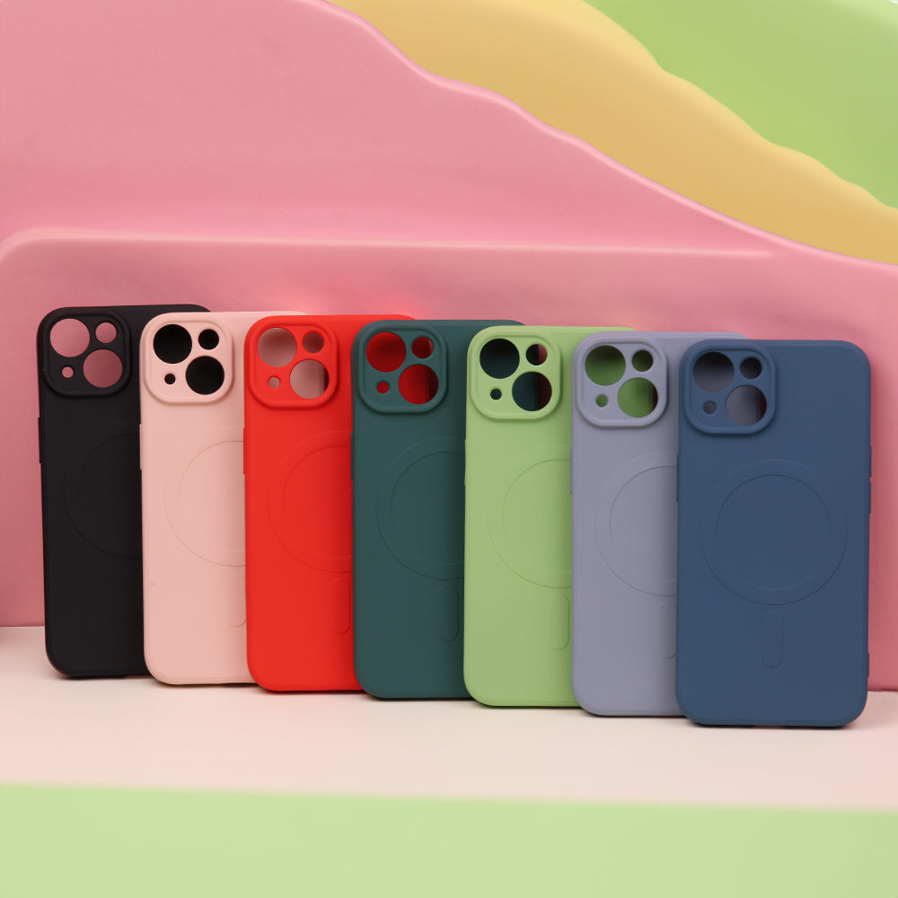 iPhone 15 Pro MagSafe Cover Simple Color Mag Simp Col Navy – Blå