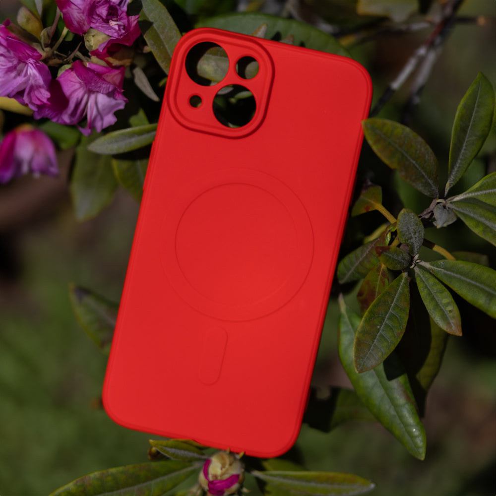 iPhone 16e / 17e MagSafe Cover Simple Color – Rød