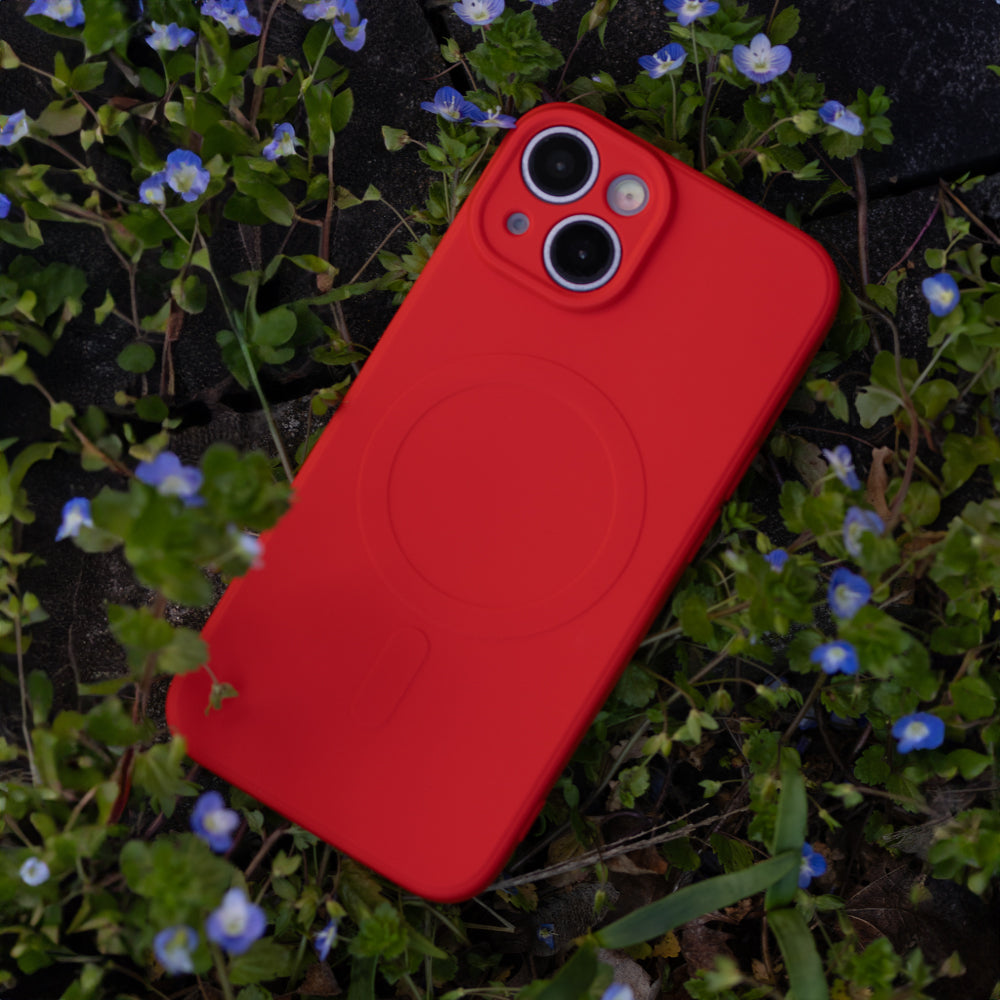 iPhone 16e / 17e MagSafe Cover Simple Color – Rød