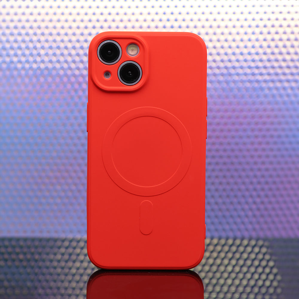 iPhone 16e / 17e MagSafe Cover Simple Color – Rød