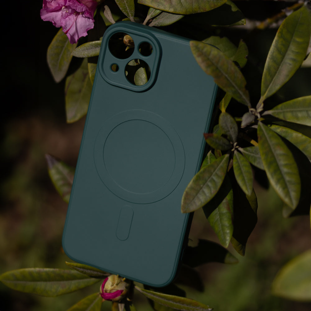 iPhone 16e / 17e MagSafe Cover Simple Color – Mørkegrøn